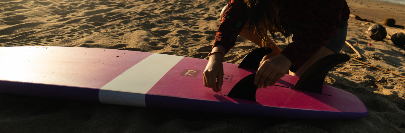 Tabla de surf de la marca phi