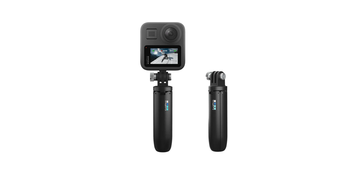 Accesorios GoPro, bastón Shorty mini extensión y trípode compacto, compatible con cámaras GoPro para grabaciones estables y flexibles.