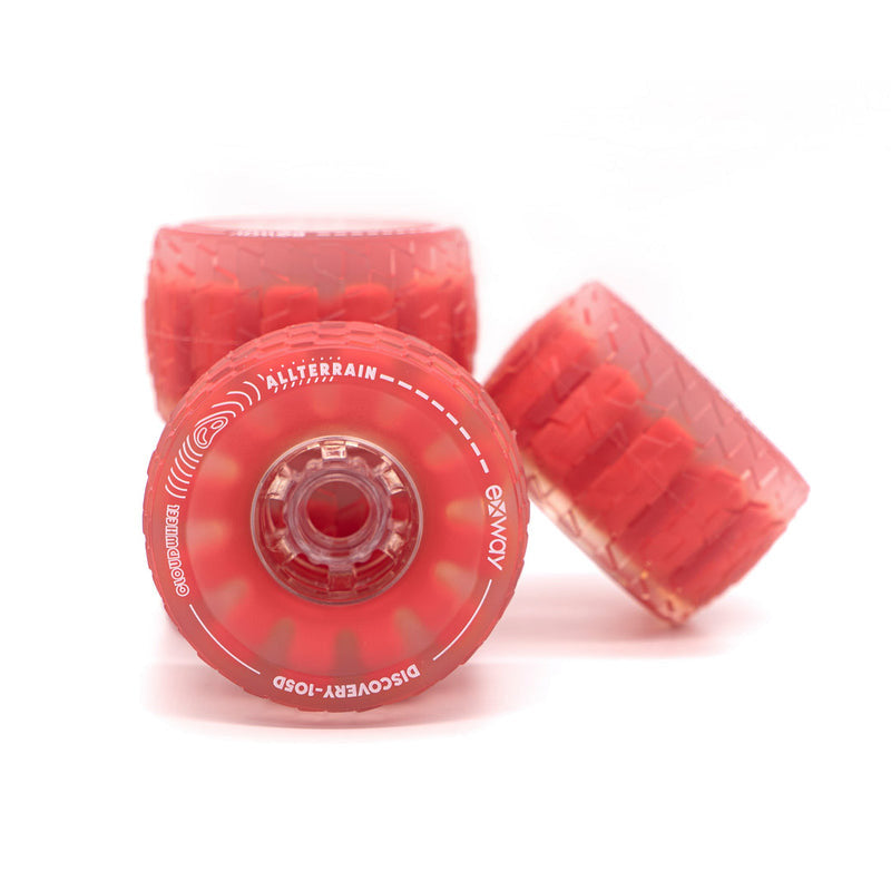 Kit de Poleas, Bandas y CloudWheels 105mm Para Patineta Eléctrica Exway 105mm