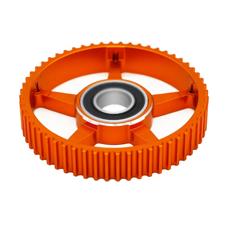 Orange Exway Precision pulleys