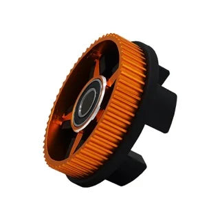 Orange Exway Precision pulleys