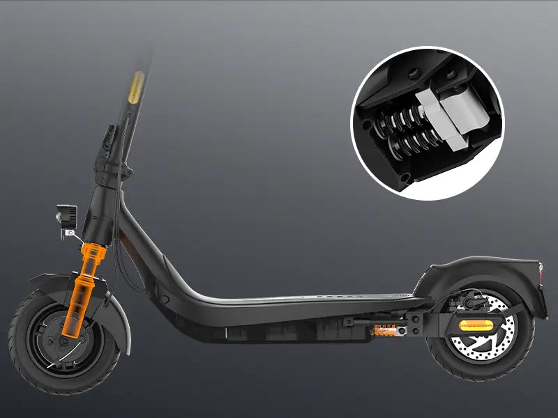 Scooter eléctrico urbano equipado con un motor de 500W