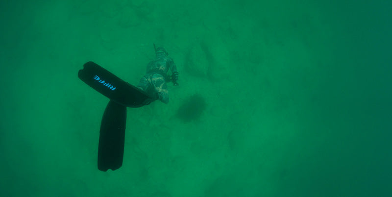 Aletas De Plástico Descender Con Palas Largas Riffe