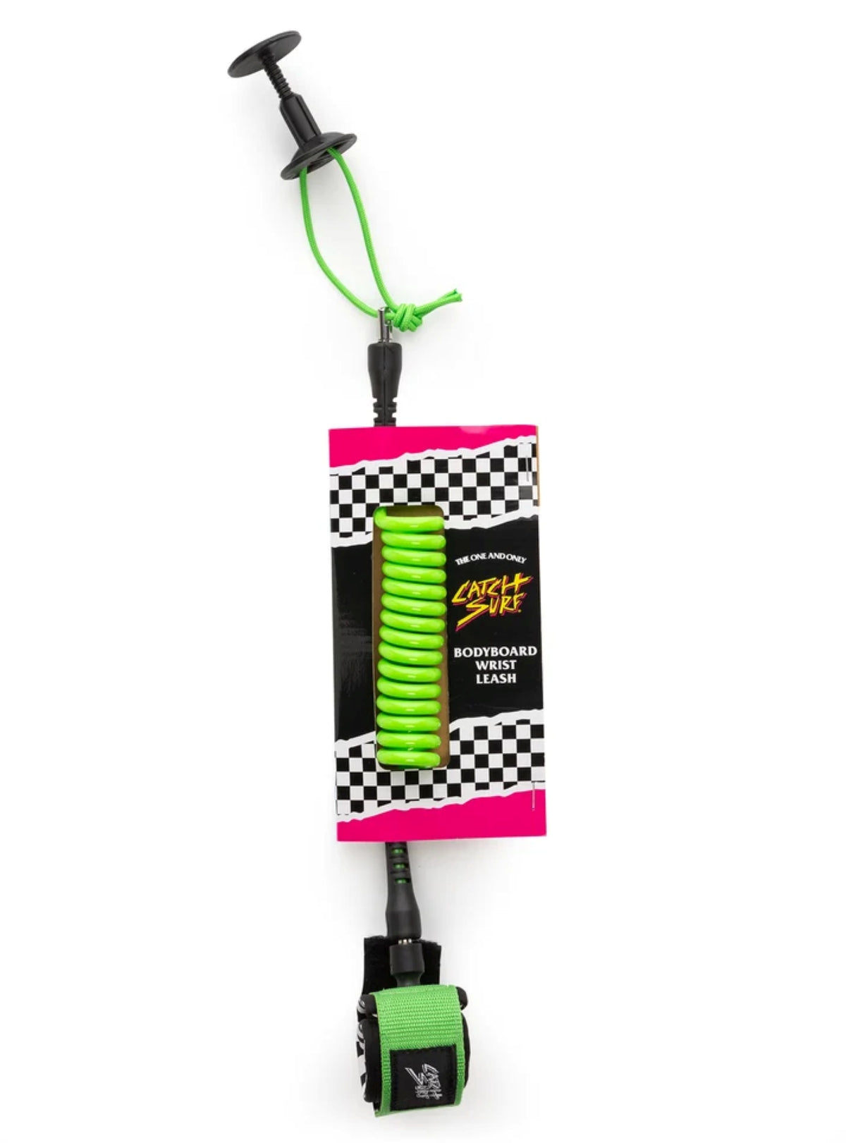 Correa Bodyboard Catch Surf con Plug y Swivel Antienredo