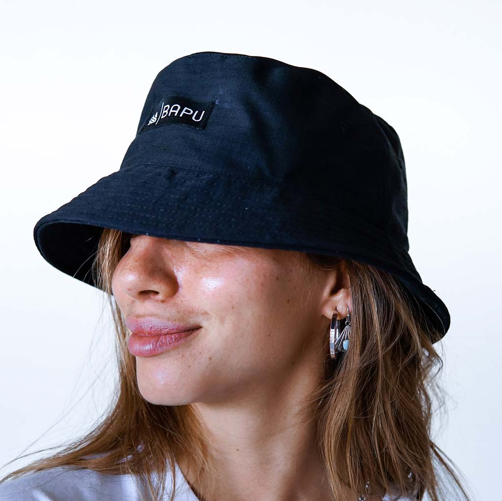 GORRO DE PEZCADOR BAPU NEGRO