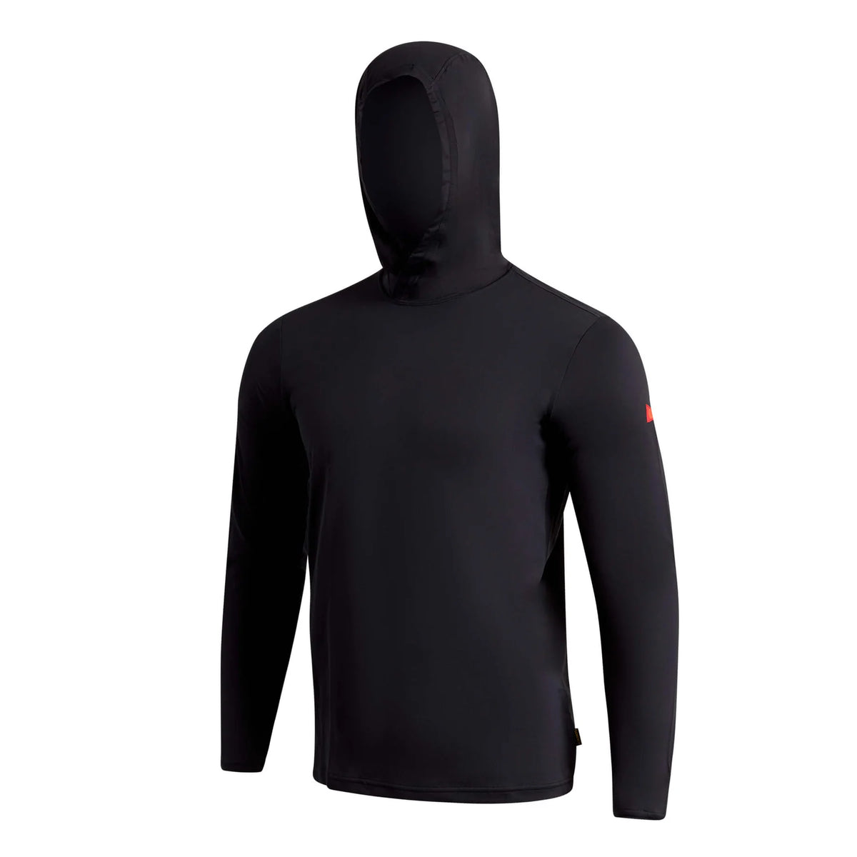 Camisa con capucha AIRTEX de manga larga Florence Marine X con protección UPF 30+ en color negro, diseñada para protección solar y comodidad.