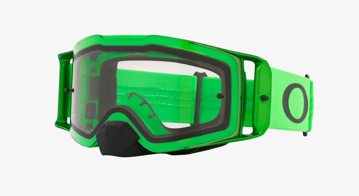 FRONT LINE MX GREEN OAKLEY GOGGLES
