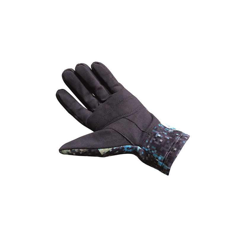 Guantes De Neopreno Negro Con Amara Riffe Camuflaje Digi-tek©