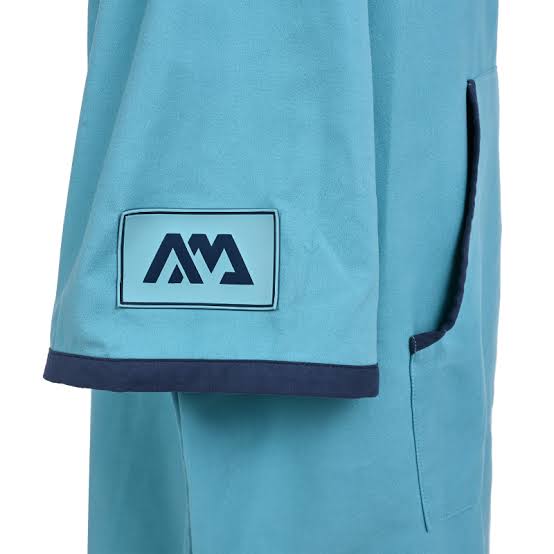 Aqua Marina Water-Repellent Thermal poncho navy blue