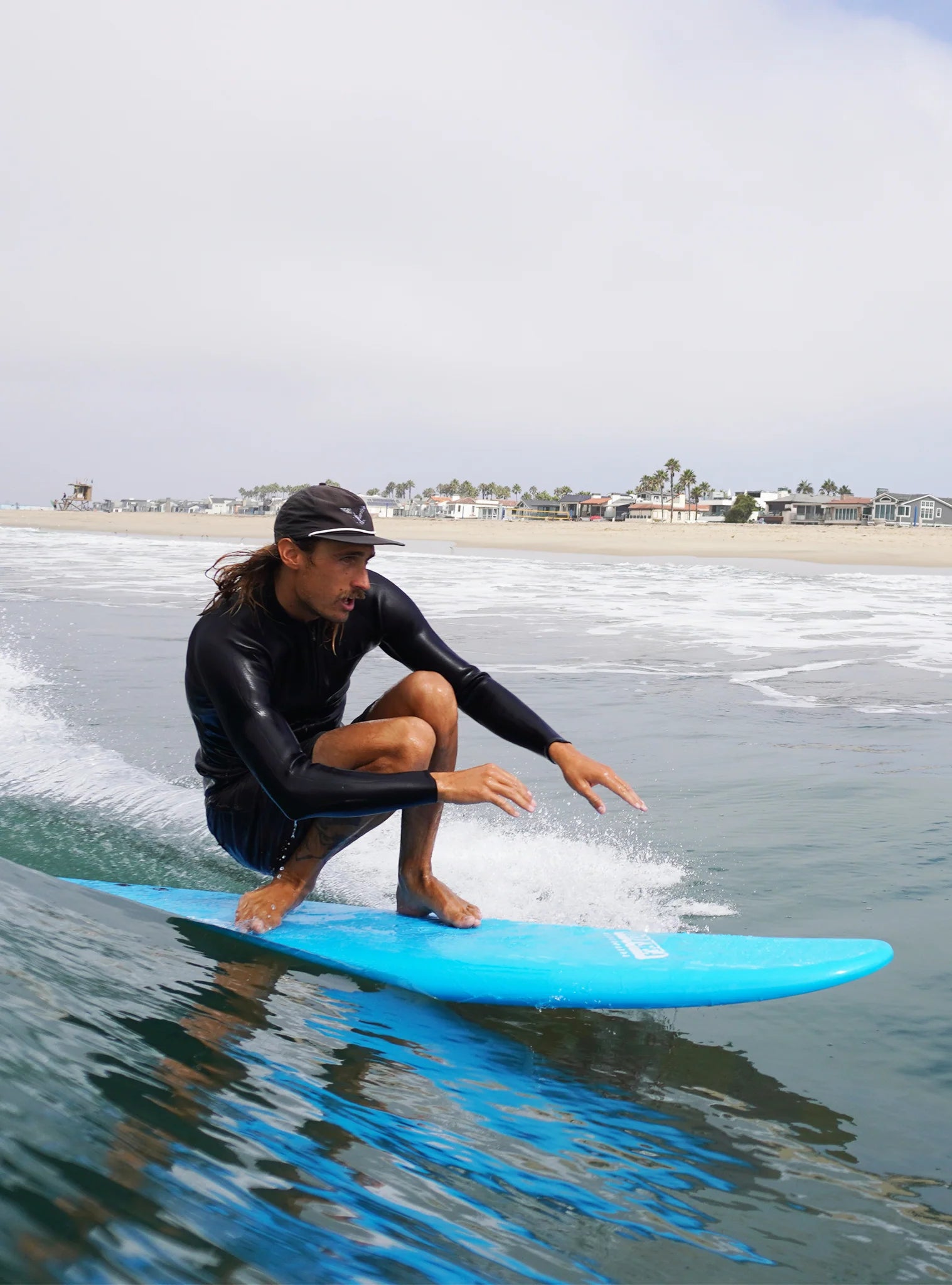 Longboard 8'0 Odysea- Surf Camp XL Turquoise