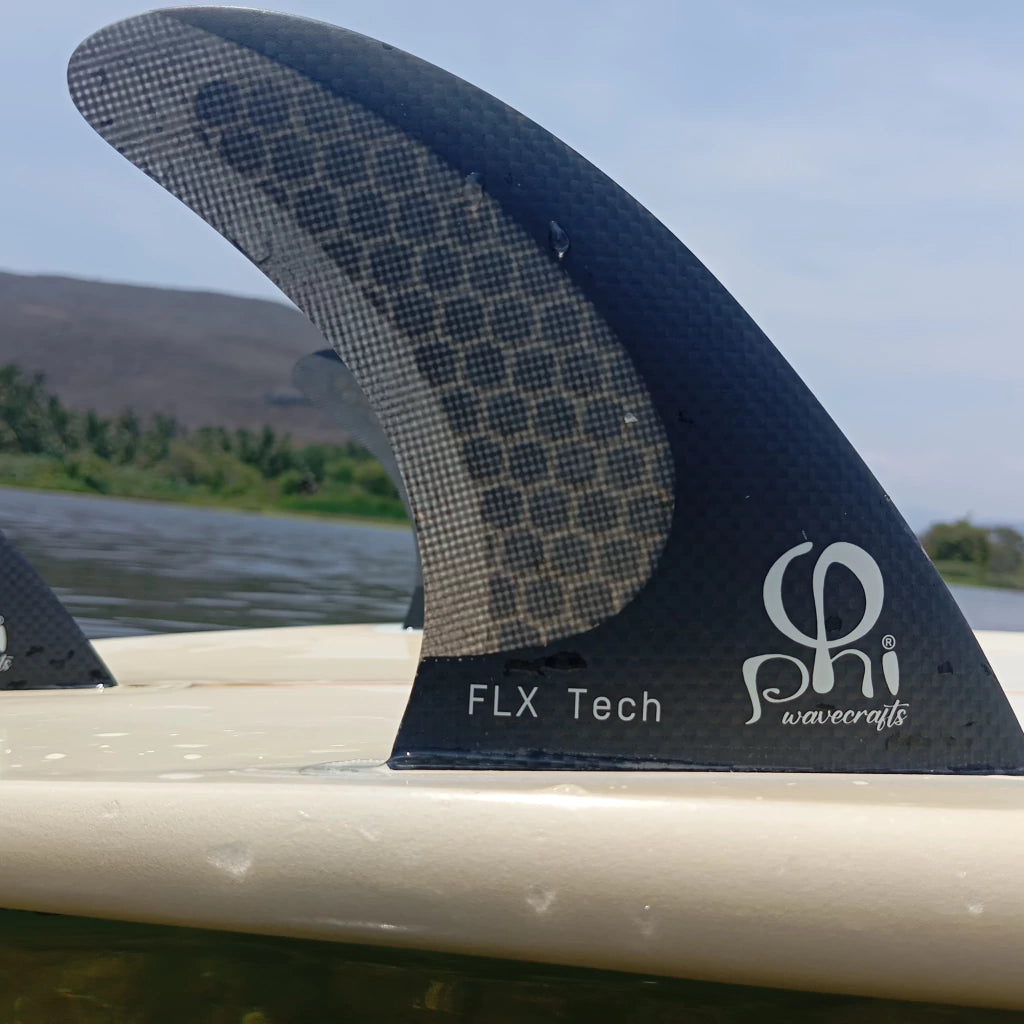 Quillas 5 fins set Thruster/Quad AM2, AM1 Carbon fiber FLX Tech