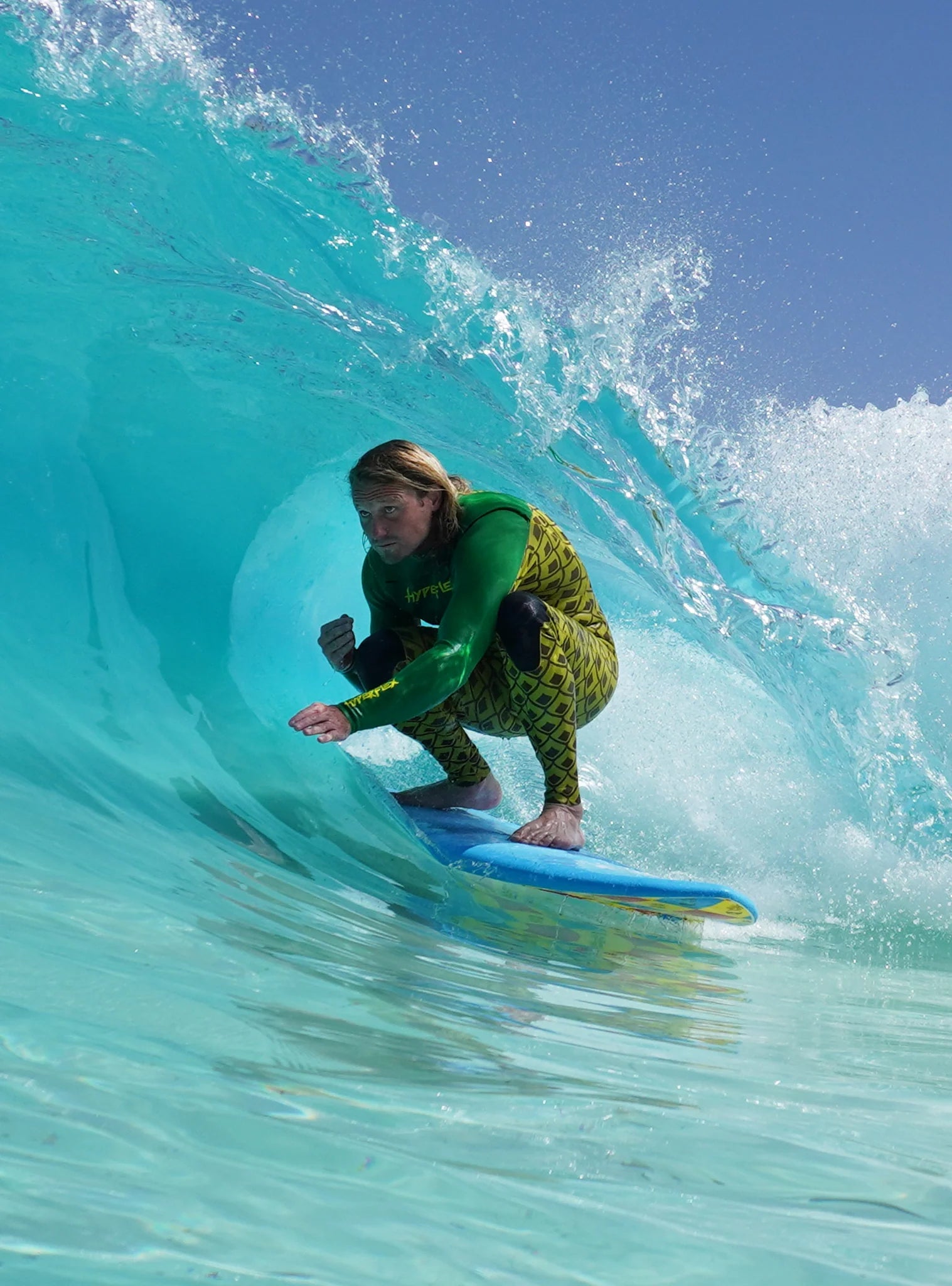 Surfboard Retro Fish x Ben Gravy 5'8 QUAD
