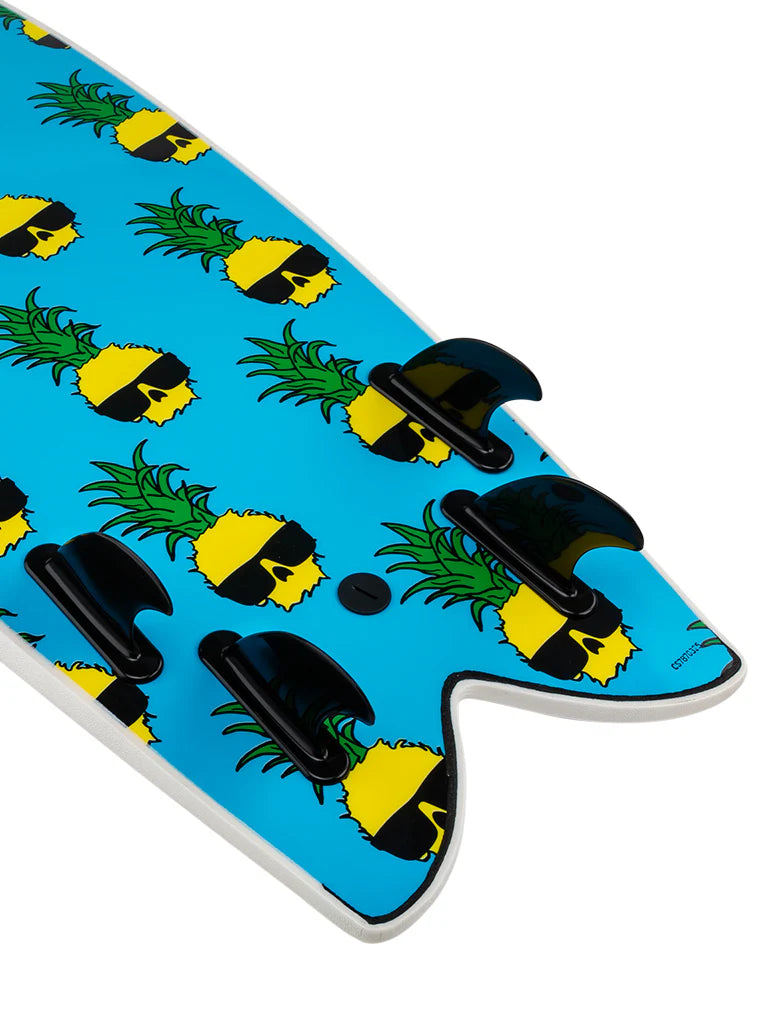 Surfboard Retro Fish x Ben Gravy (5'8"Quad)