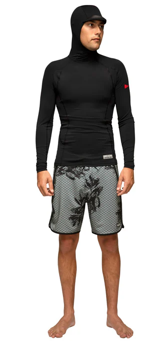 Hooded Rashguard Manga Larga