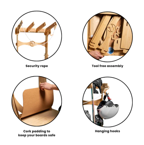 Rack Spirit Para Surfboards