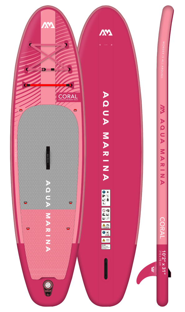 Paddle Board Inflable-Coral (Raspberry) 3.1m/12cm
