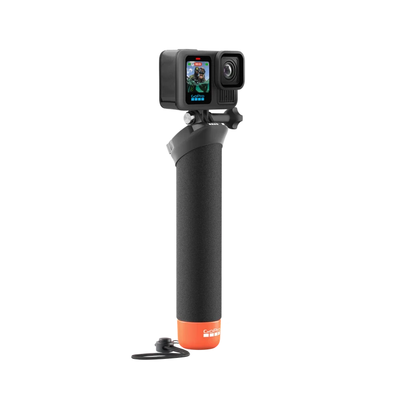 Bastón flotador para GoPro The Handler 3.0, accesorio de goma resistente para cámaras de acción en actividades acuáticas.