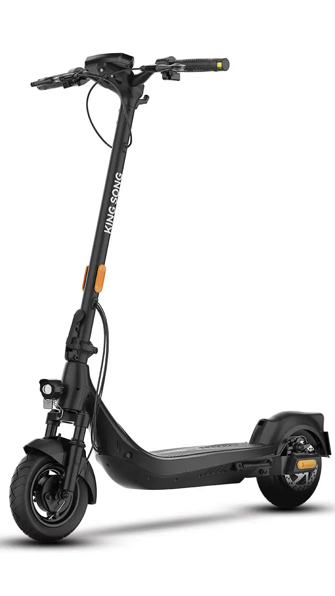 Scooter eléctrico urbano Kingsong N15 KSE con diseño compacto y ruedas grandes, ideal para desplazamientos urbanos.