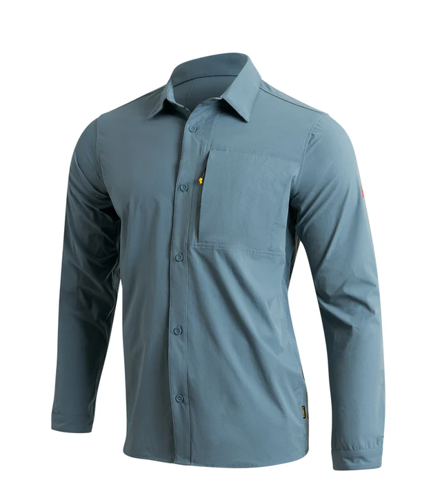 Camisa de manga larga con ventilación Florence Marine X, ideal para actividades al aire libre y clima cálido.