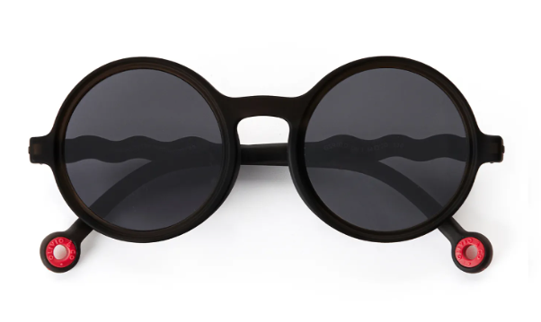 SQUID BLACK ROUND Kids Sunglasses