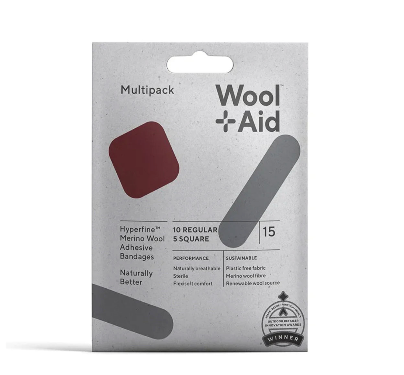 Vendas Adhesivas de Lana Merino Wellness Pack - Wool Aid