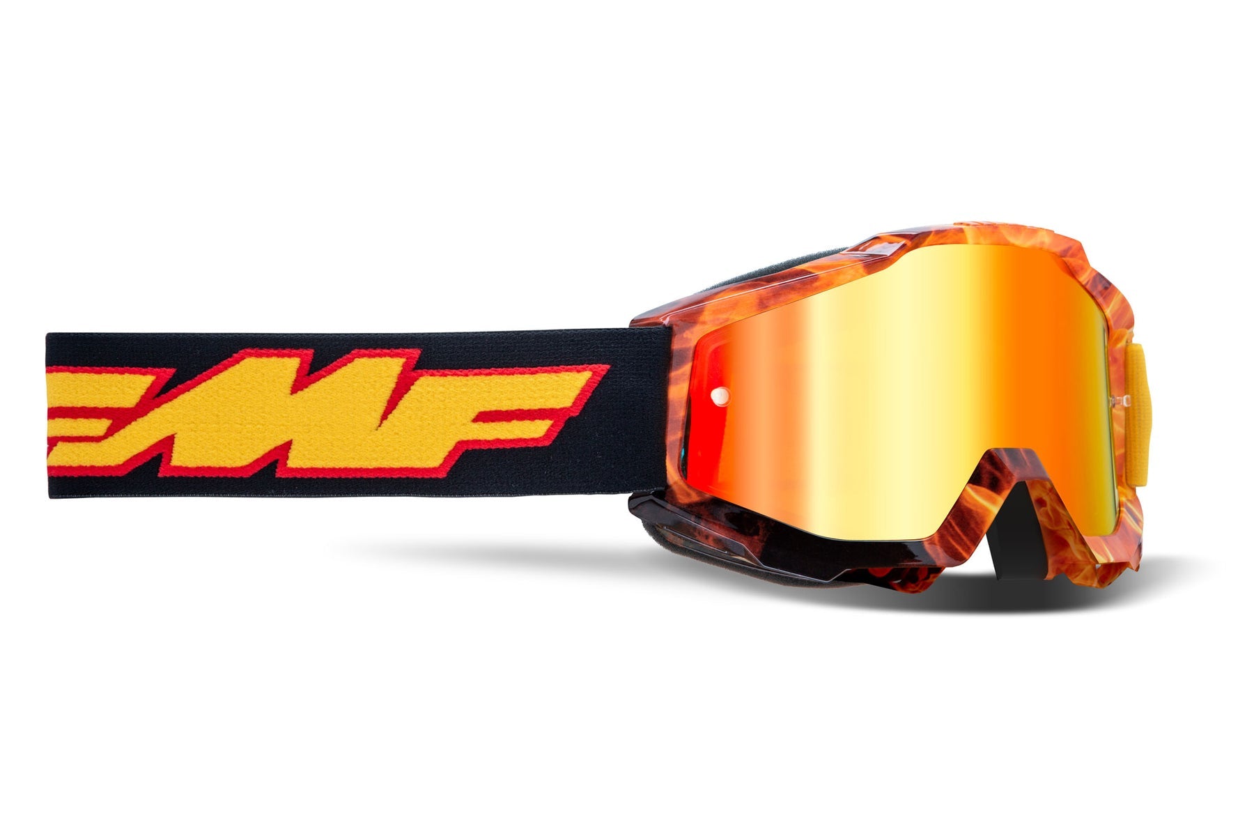 FMF POWERBOMB YOUTH Goggle Spark - Mirror Red Lens
