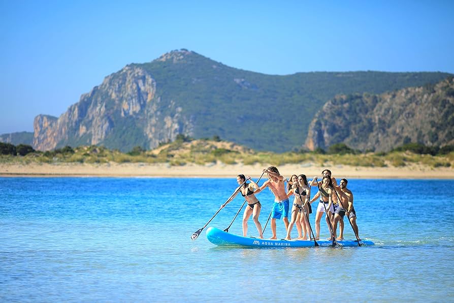 Paddle Board Inflable MEGA Para Múltiples Personas (iSUP), 348 cm De Longitud