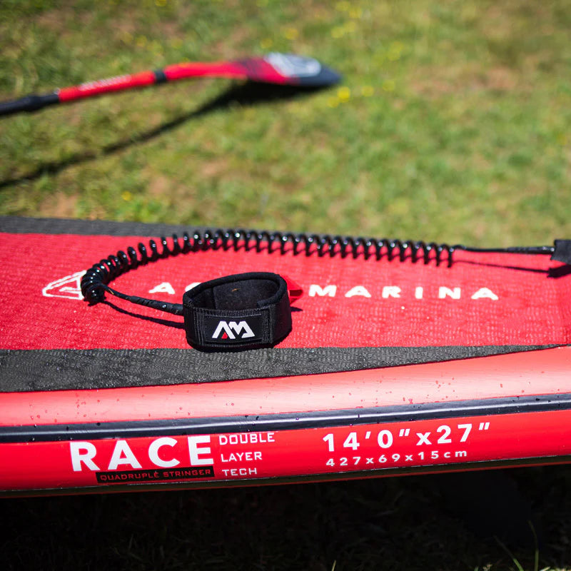 Leash Aqua Marina Coil Paddle Board 10'/7mm