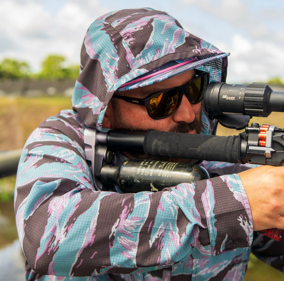 Hooded Shirt Field & Church LS