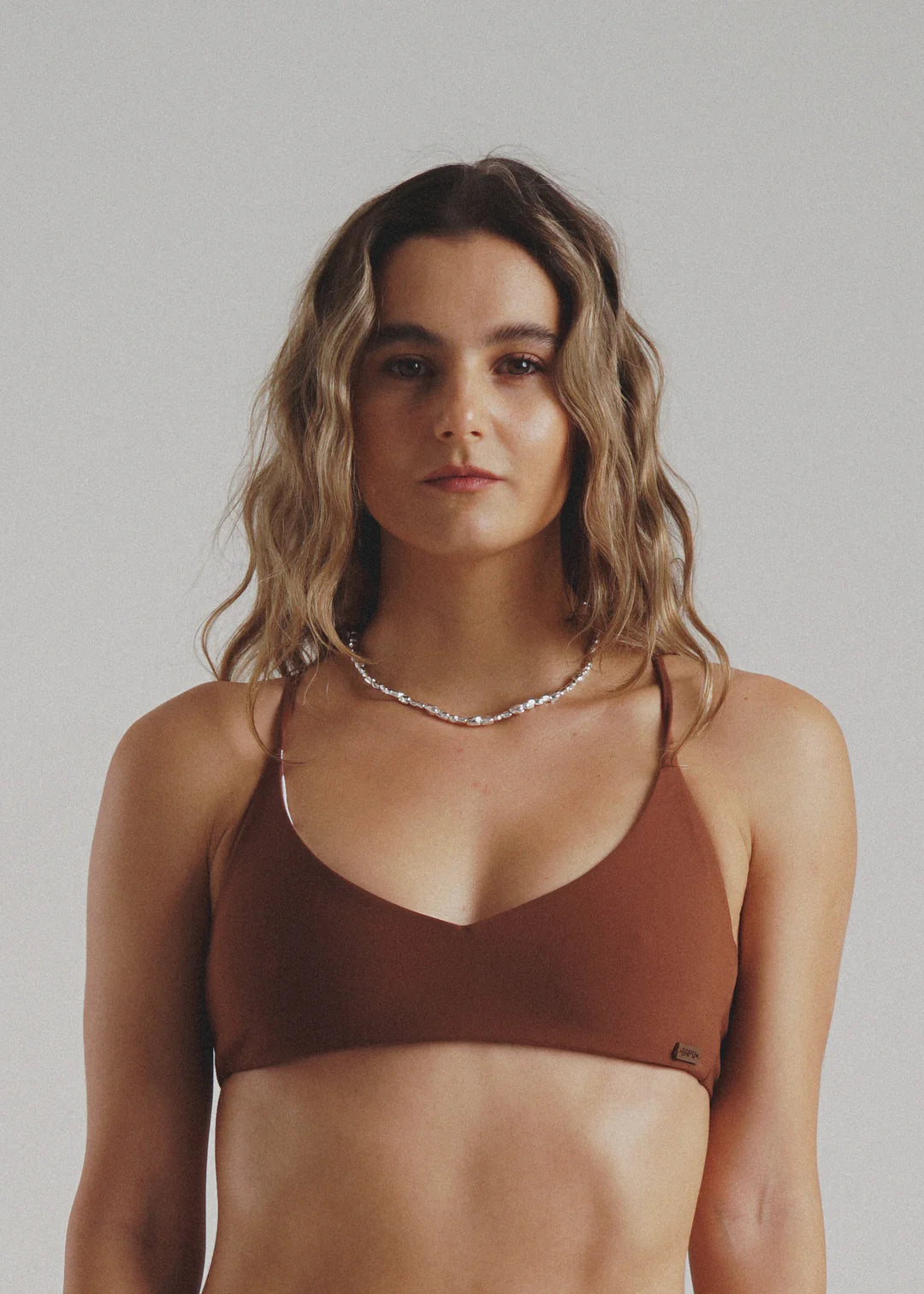Surf Inti Tropical Coffee Bikini Top