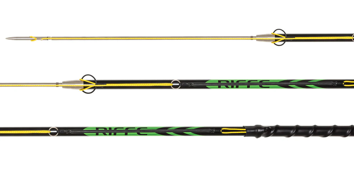 Kit de lanza de poste compuesto MAMBA ROLLER - 9 PIES / 3 PIEZAS