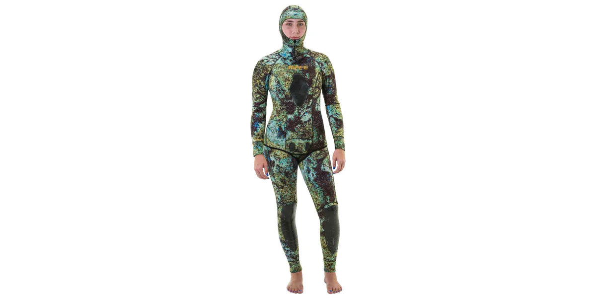 Traje de neopreno digi-tek© de 3,5 mm para mujer (juego de 2 piezas) yamamoto