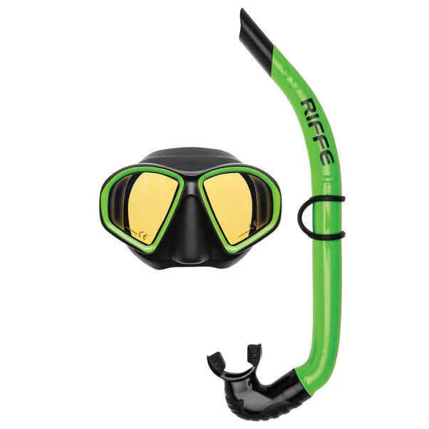 Kit De Máscara Y Esnórquel DISCOVERY - Striker Uv Key Lime