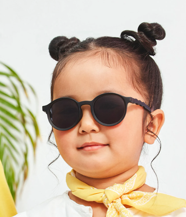 SQUID BLACK OVAL Kids Sunglasses