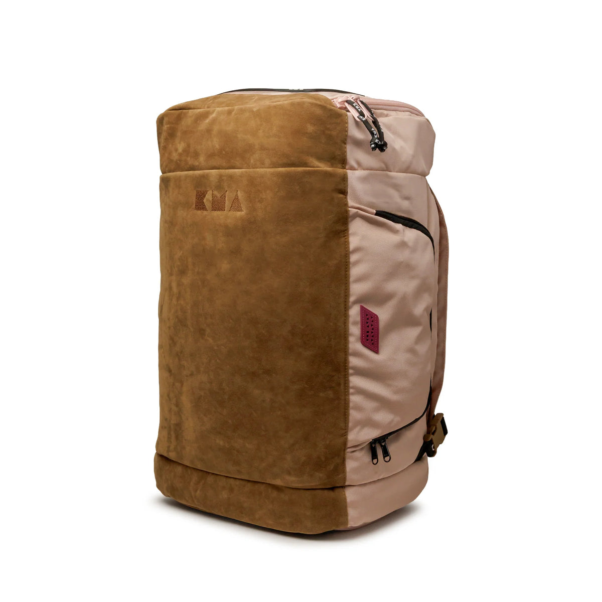 Mochila KMA para ciclismo en color rosa, con compartimentos y diseño ergonómico para equipo de ciclismo, capacidad de 40L
