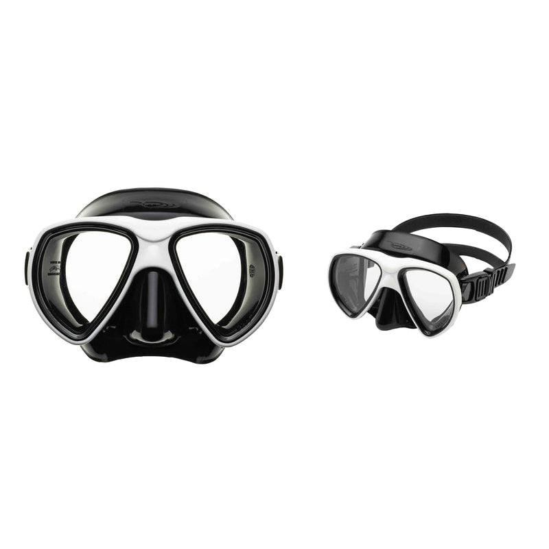 Set De Máscara Y Snorkel Premium - Nekton Blanco Riffe