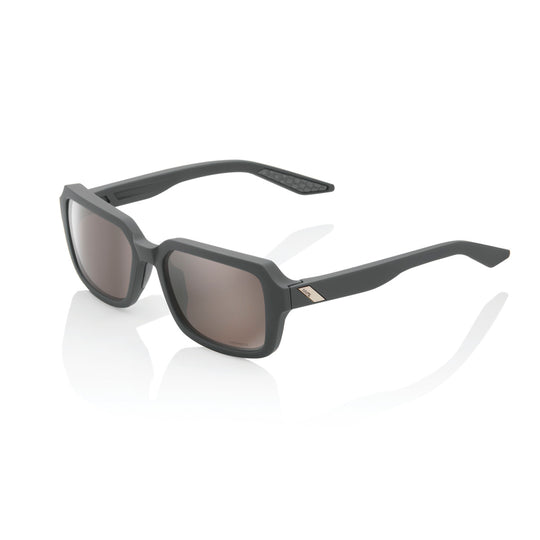 RIDELY - Soft Tact Cool Grey - HiPER Silver Mirror Lens