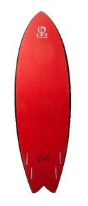 Phi Surfboard Rad! 5'10