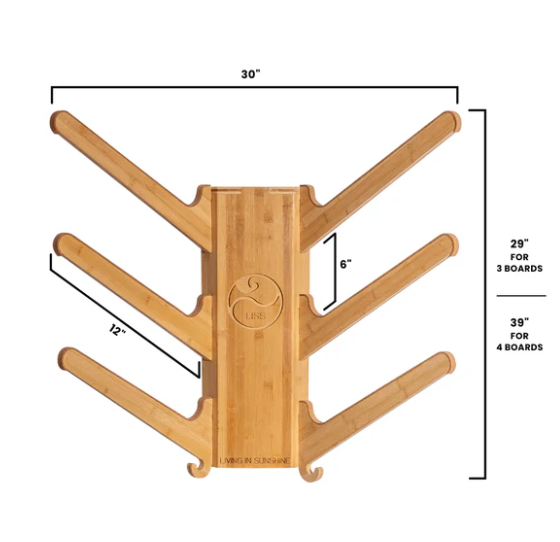 Rack del Sol para surfboards