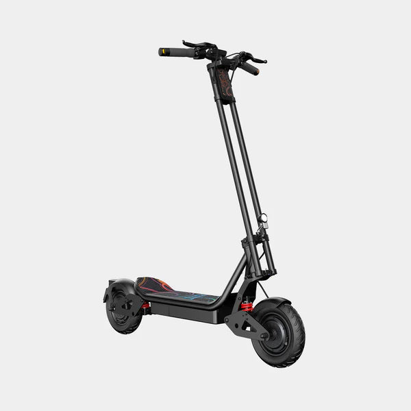 TREMOR Inmotion C10 electric scooter in black with dual motors, suspension, and 10-inch tires for urban commuting.