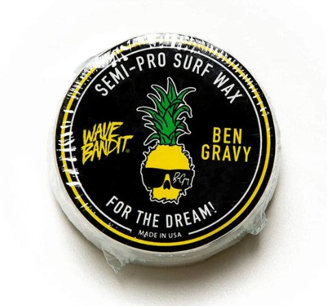 Barra individual de Cera para surf Wave Bandit x Ben Gravy